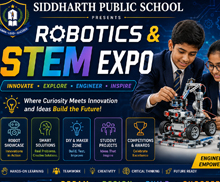 Students presenting STEM projects